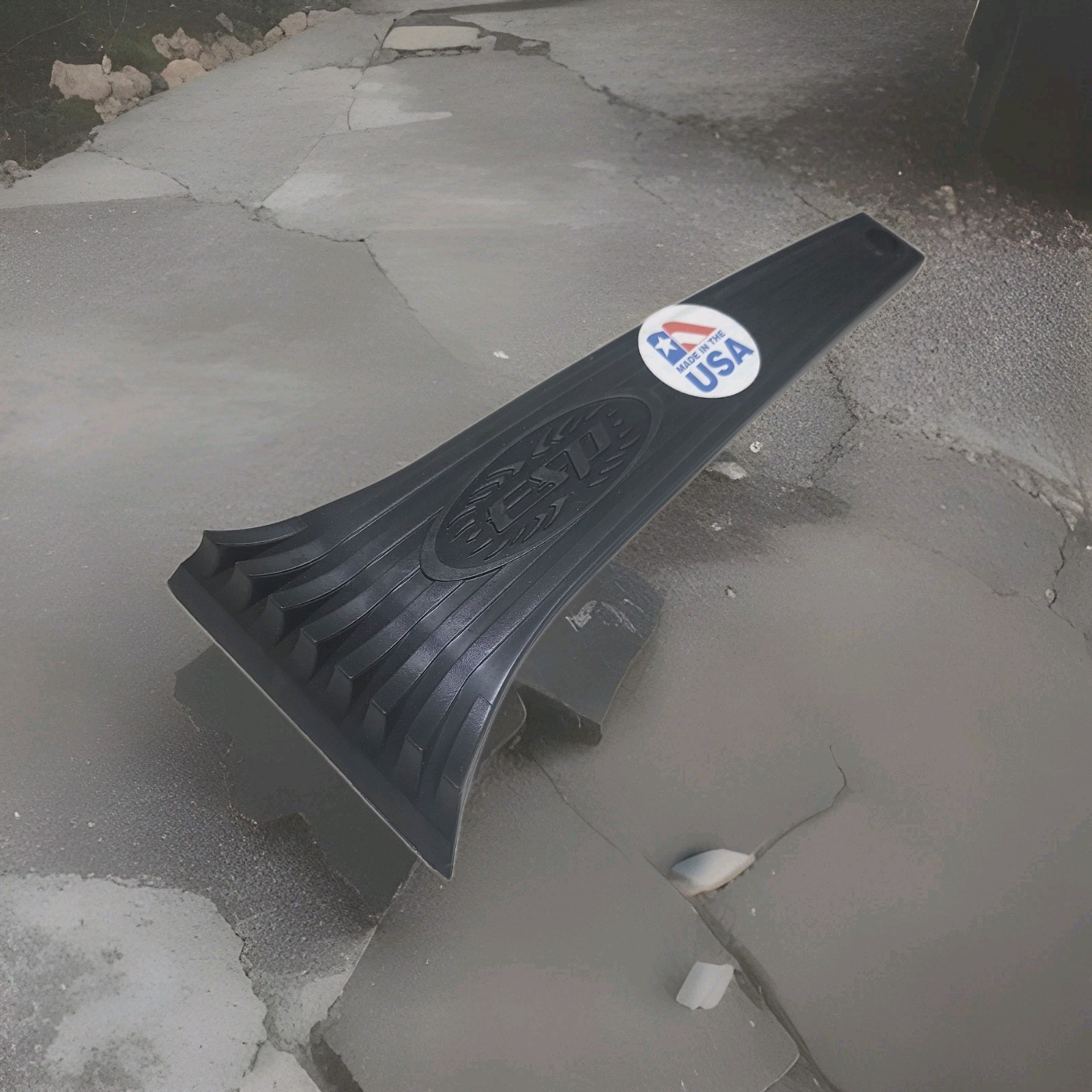 1 ESP 9" Flat Handle Snow Ice Scrapers Car Glovebox Durable Polyethylene
