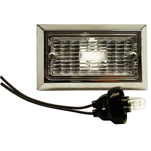 Flush Mount Chrome Plated Courtesy, Accent and Step Light for Boats