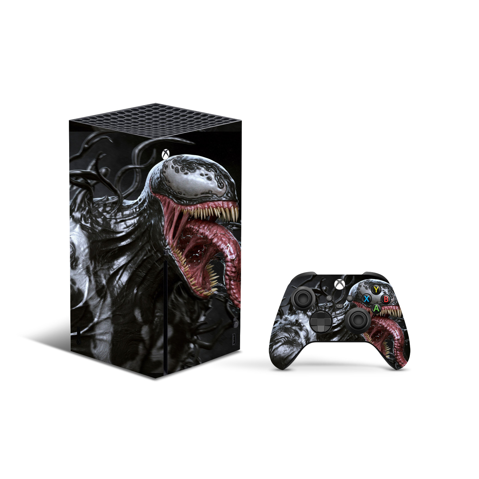 Alien Vinyl Wrap Skin Compatible with X-Box Series X +2 Controller Skins