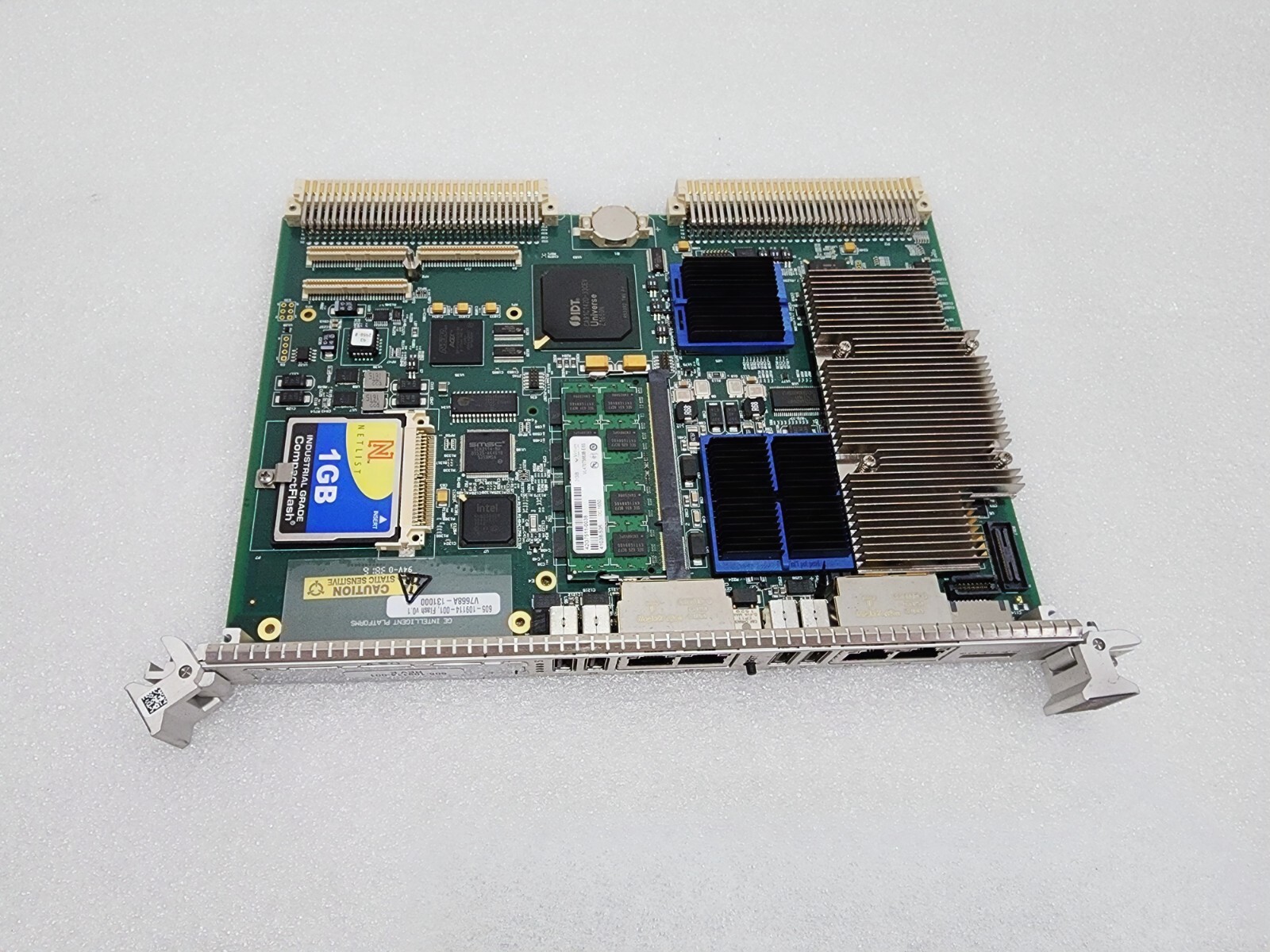 LAM PCBA,CPU GEV7668A-131000 4-Port Gigabit Ethernet Cart Module 605-109114-001