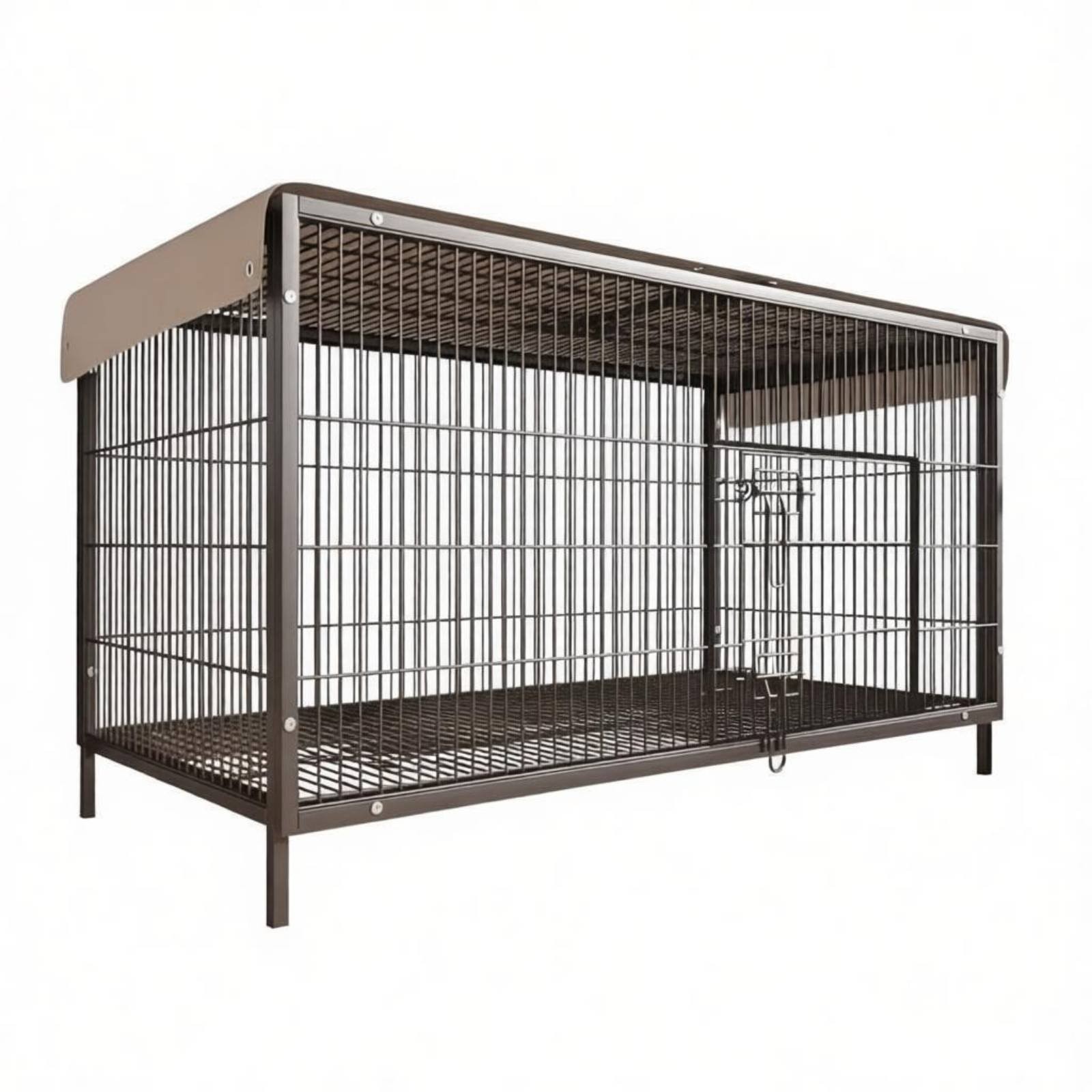 Large Metal Chicken Enclosure Predator-Resistant Resistant Poultry Enclosure