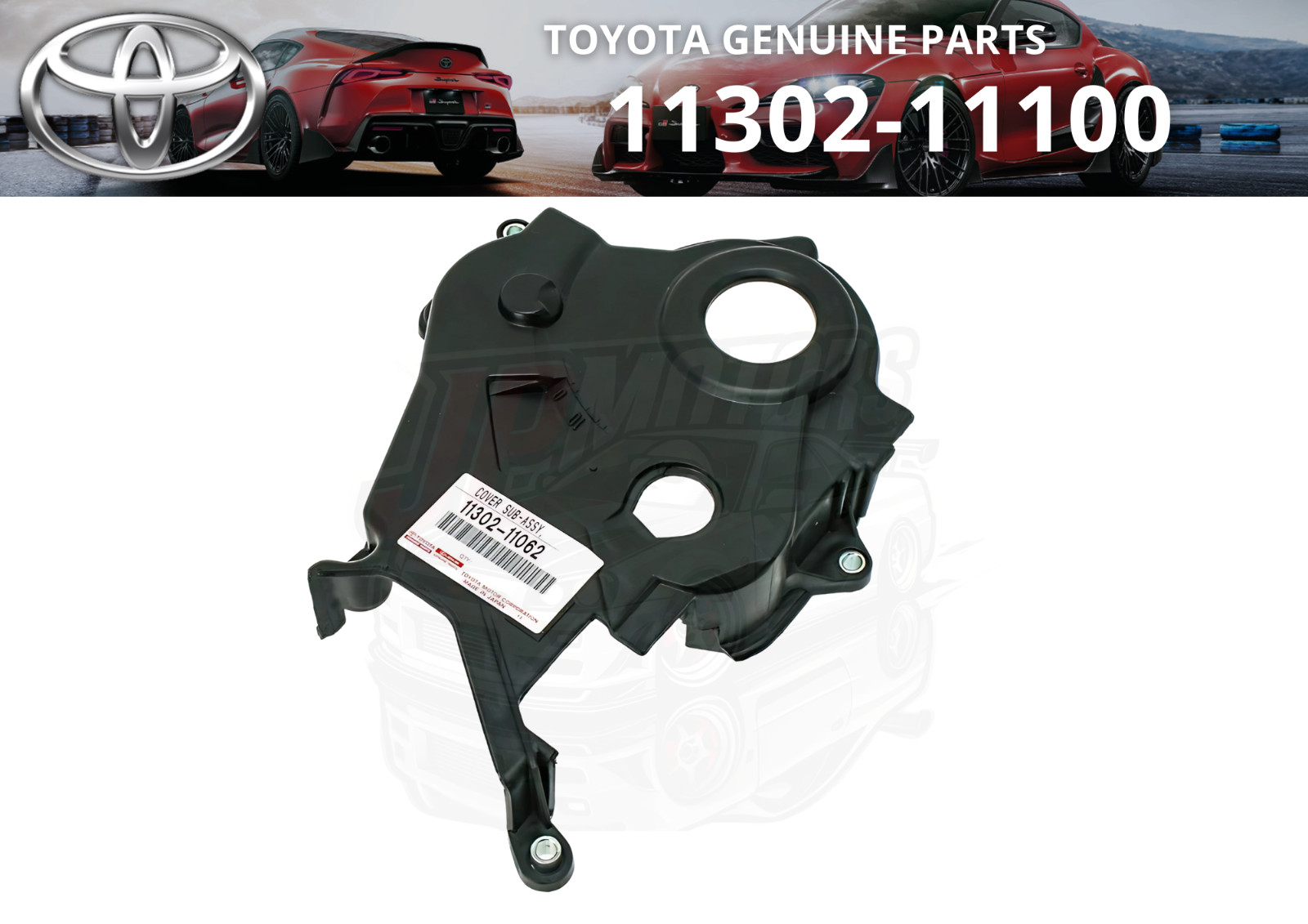 TOYOTA Genuine Timing Cover Sub-Assembly for Paseo Tercel 11302-11100 JDM