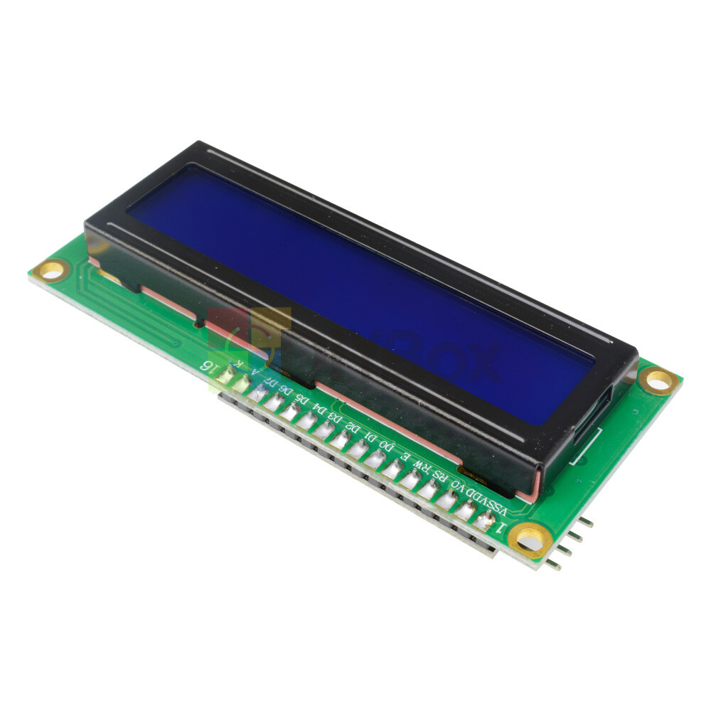 IIC/I2C/TWI/SP​​I Serial Interface 16X2 Character Blue 1602 LCD Display Module
