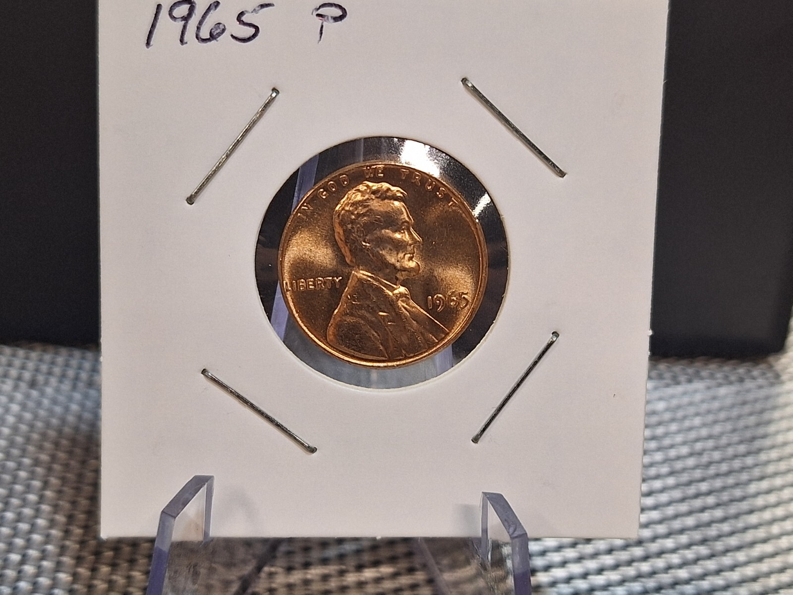 1965 P Lincoln Cent Brilliant Uncirculated Condition Free Shipping