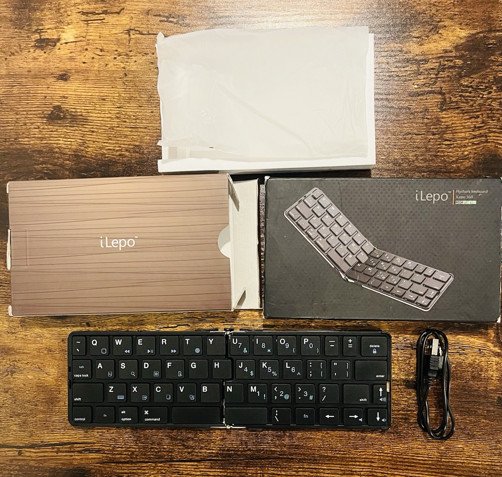 Ilepo Portable Bluetooth Keyboard - Black - Brand New In Box