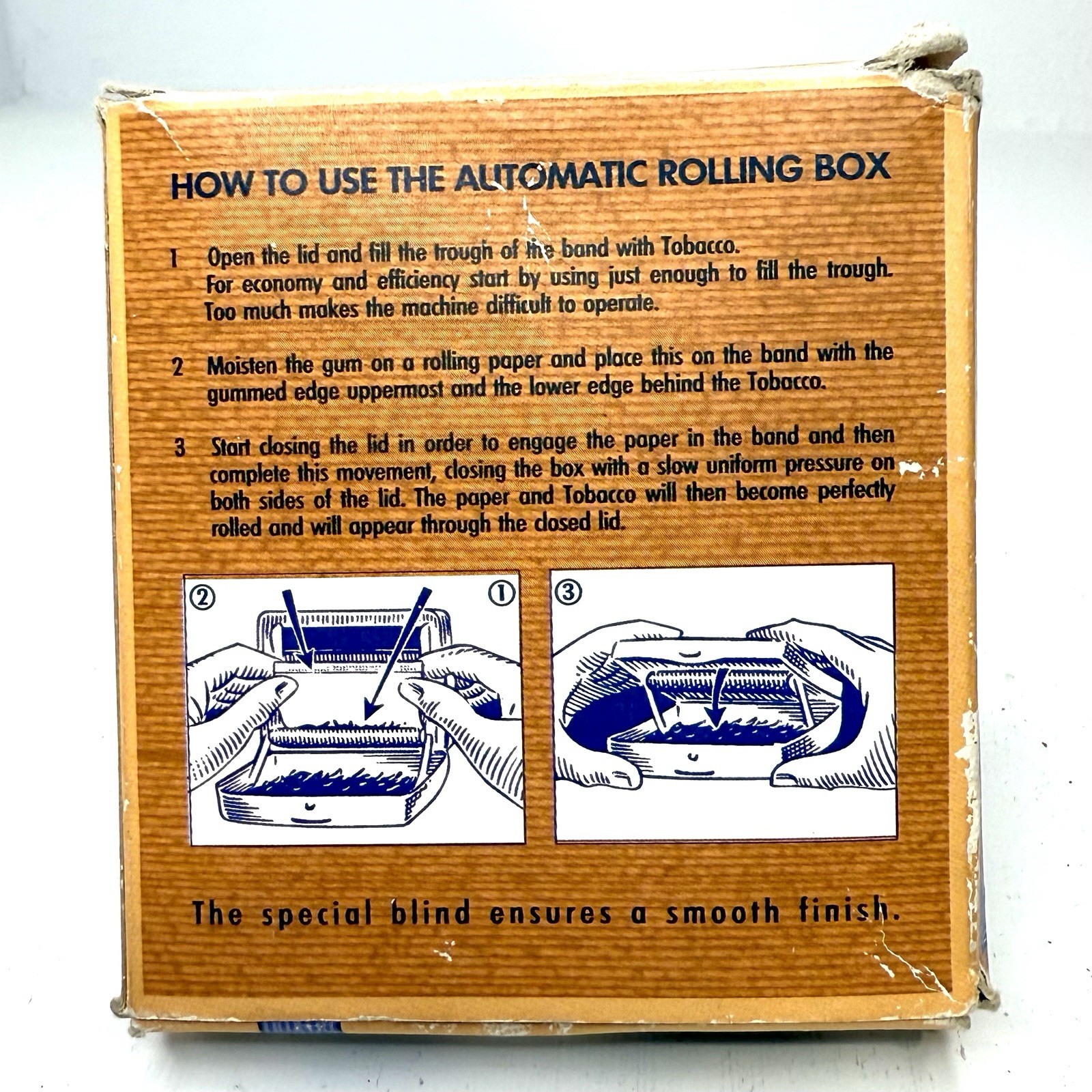 Vtg Rizla+ Extras Automatic Cigarette Rolling Machine Stainless Box - With Box