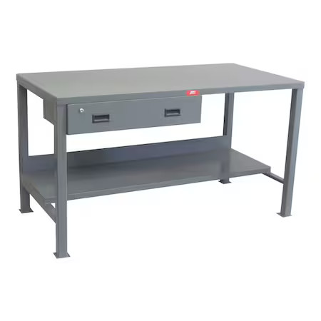 Jamco Un472gp Heavy Duty Fixed Work Bench, Steel, 72" W, 34" Height, 3000 Lb.,