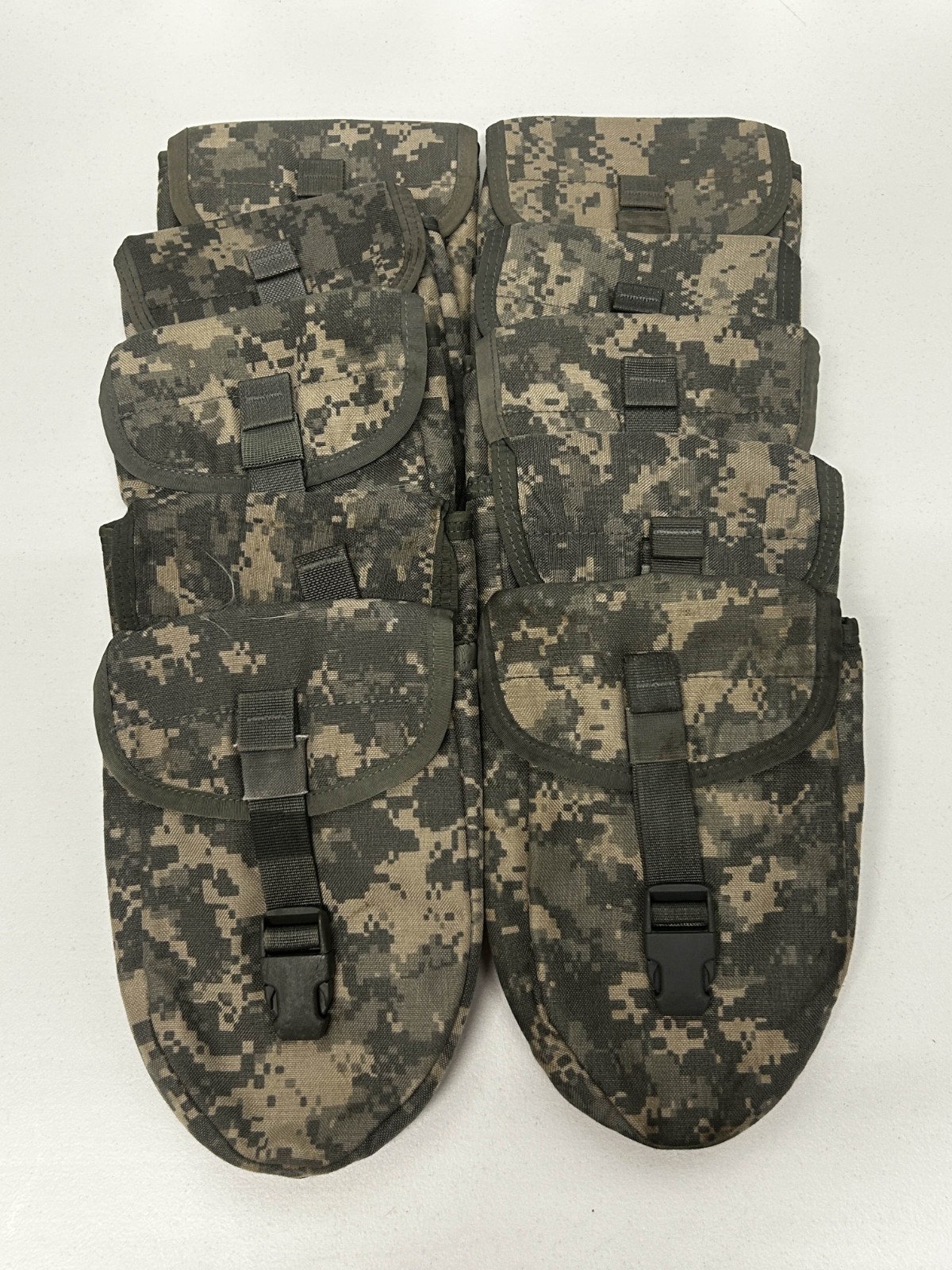 (10 Pack) ACU UCP Army USGI Entrenching Tool Carrier Issued NSN 8465-01-524-8407
