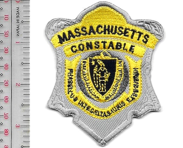 Massachusetts Constable Sworn Peace Officer Process Server Cloth vel NO TARIFF