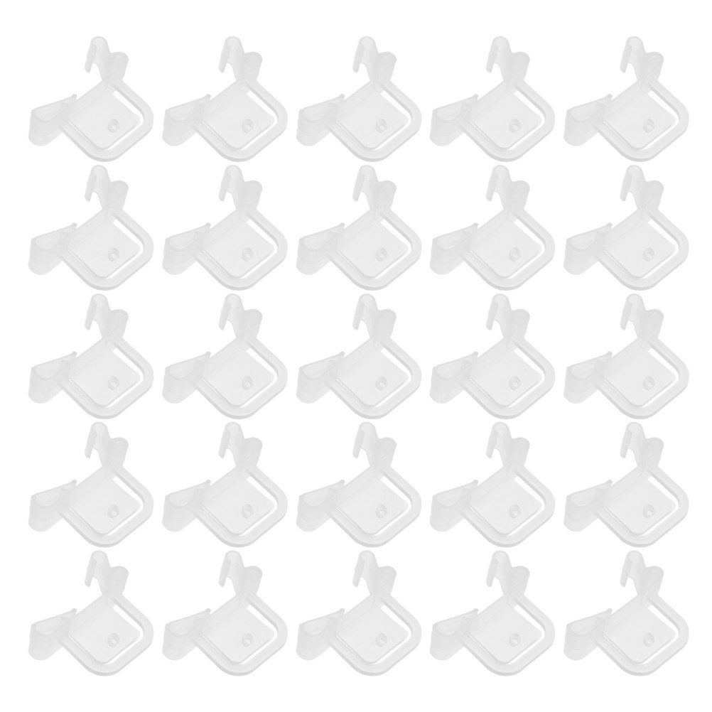 100 Pcs Supermarket Advertising Clips Plastic Card Holder