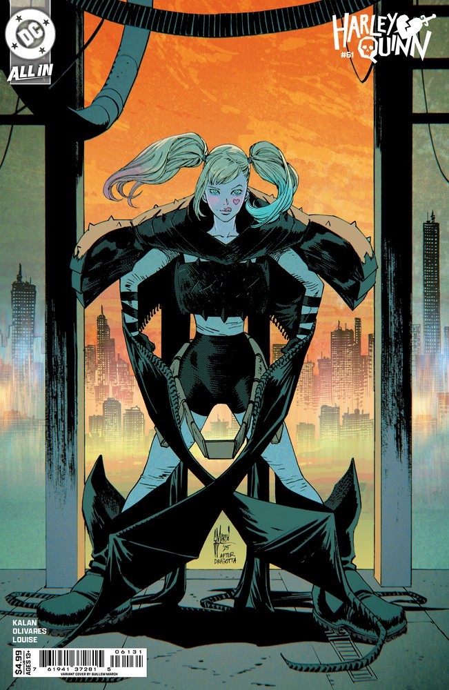 HARLEY QUINN #61 - Cover C Guillem March Card Stock Variant - NM - Presale 04/22