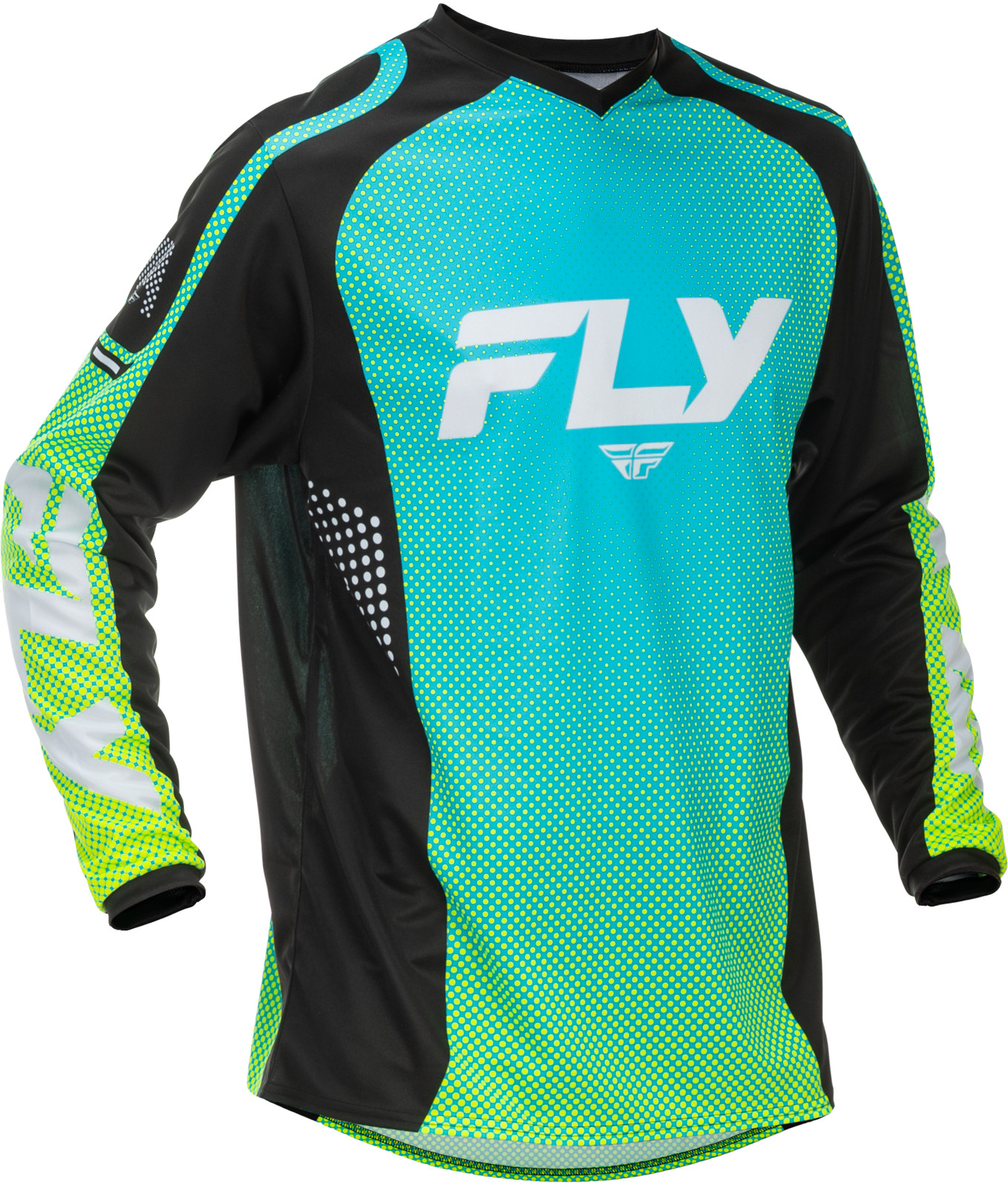 FLY RACING - F-16 Jersey Aqua/Black/White Xl | 379-923X