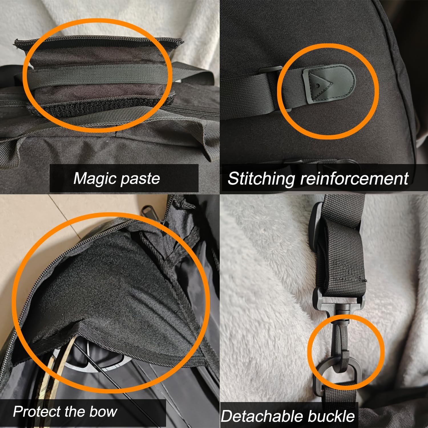 Compound Bow Case - Waterproof Lightweight Soft Padded Bow Case, 3 Multipurpo...