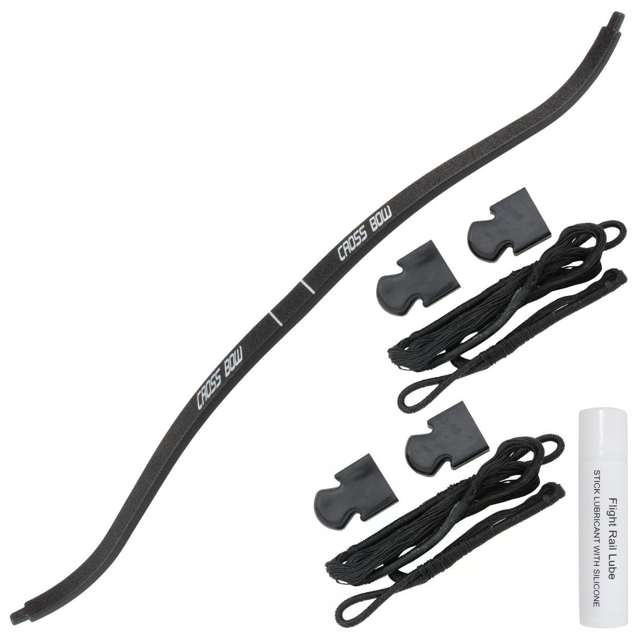 with tags 150 lb Limb  String  Wax Black Archery Hunting Crossbow Bow 50 G1N.