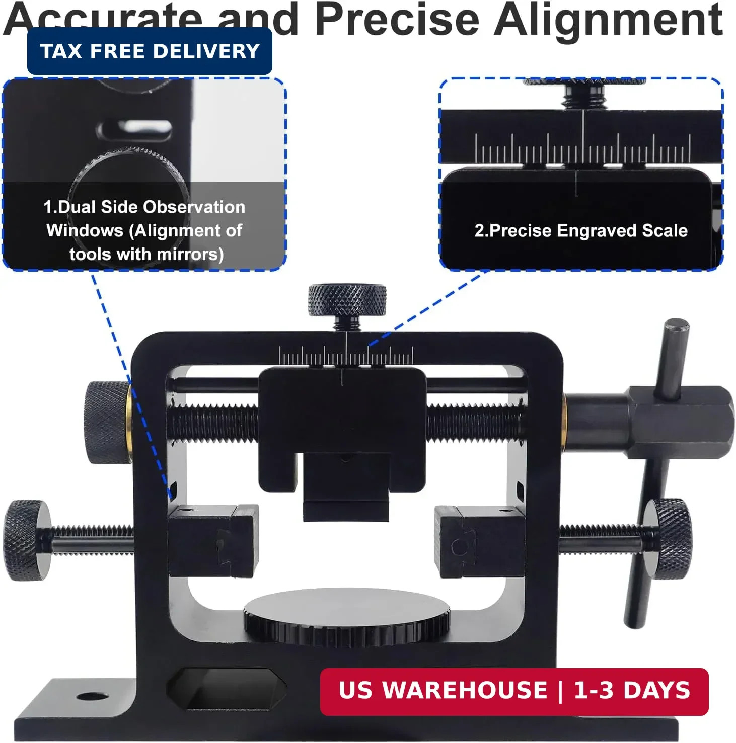 Heavy Duty Rear Sight Pusher Tool with Front Sight Adjustment Kit for Removing a