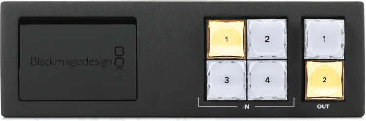Blackmagic Design Videohub Mini 4-in x 2-out 12G Video Router
