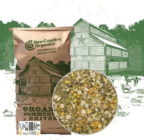 New Country Organics | Corn-Free Turkey Grower Feed 40lb | Corn-Free & Soy-Free
