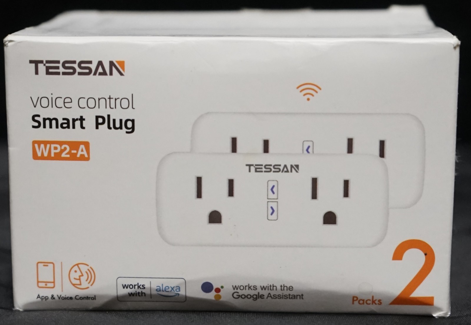 Voice Control Tessan Smart Plug WP2-A 2 Pack