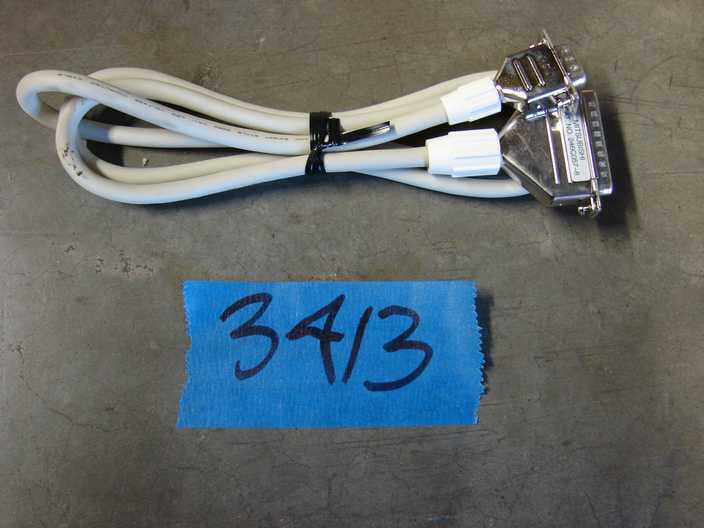 Mitsubishi Diamond scan vga cable 246C057-8 db25 male to db15hd male vintage