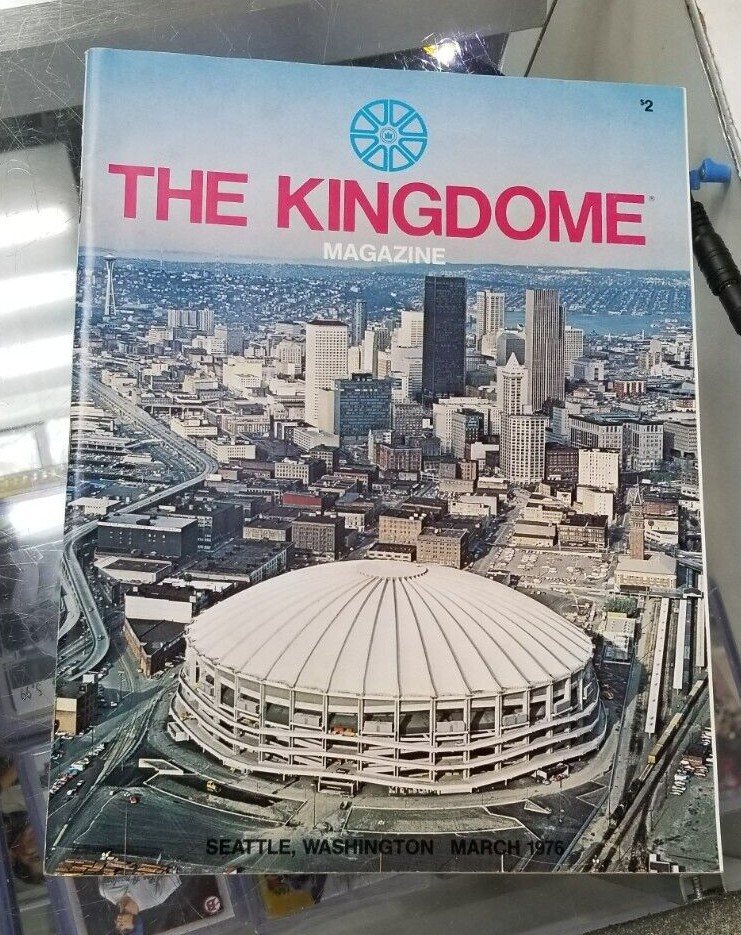 The Kingdome Magazine March 1976 Very Good Condition
