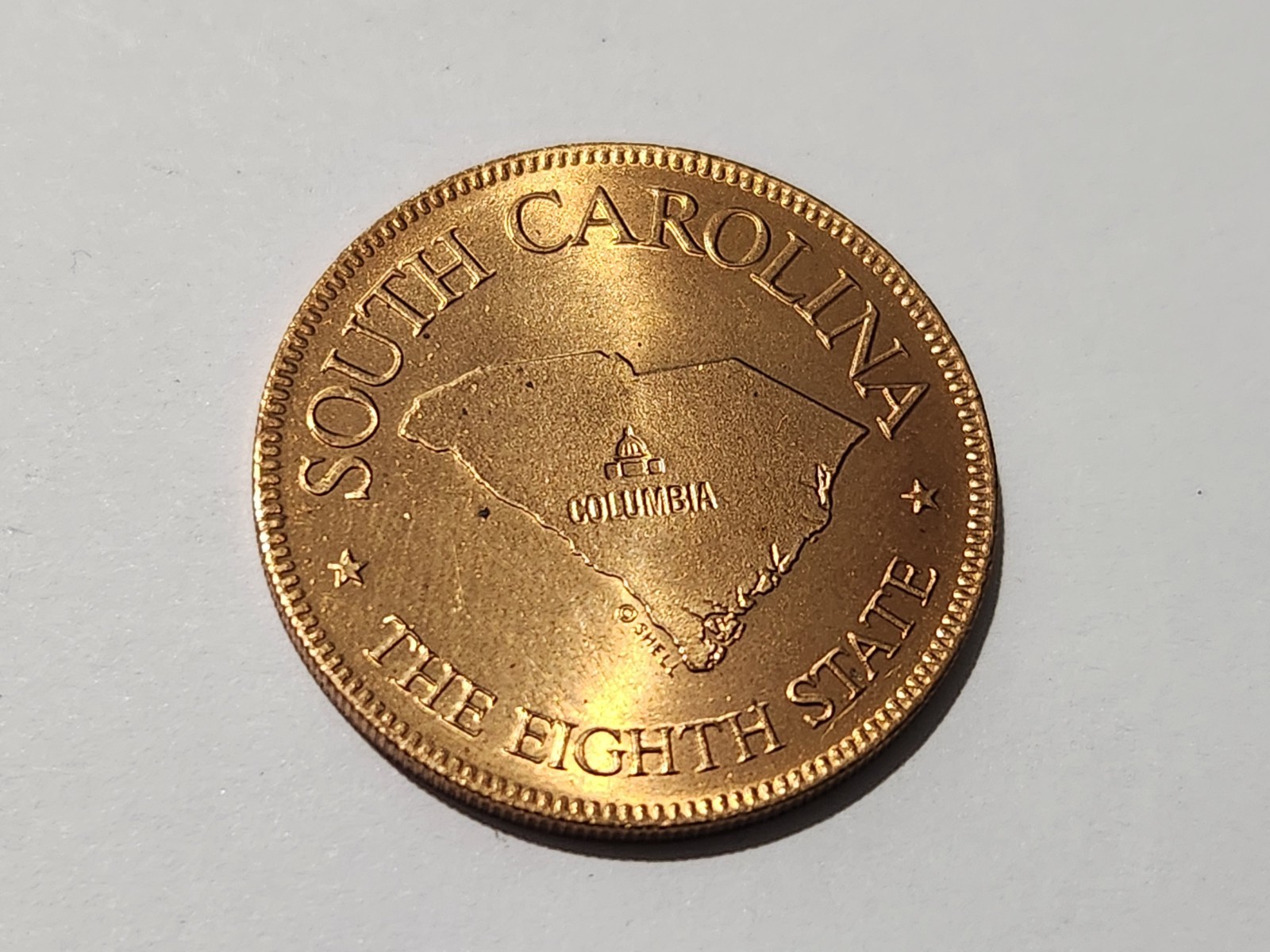 South Carolina Shell’s States of the Union Coin Game, Version 1 Bronze Collector