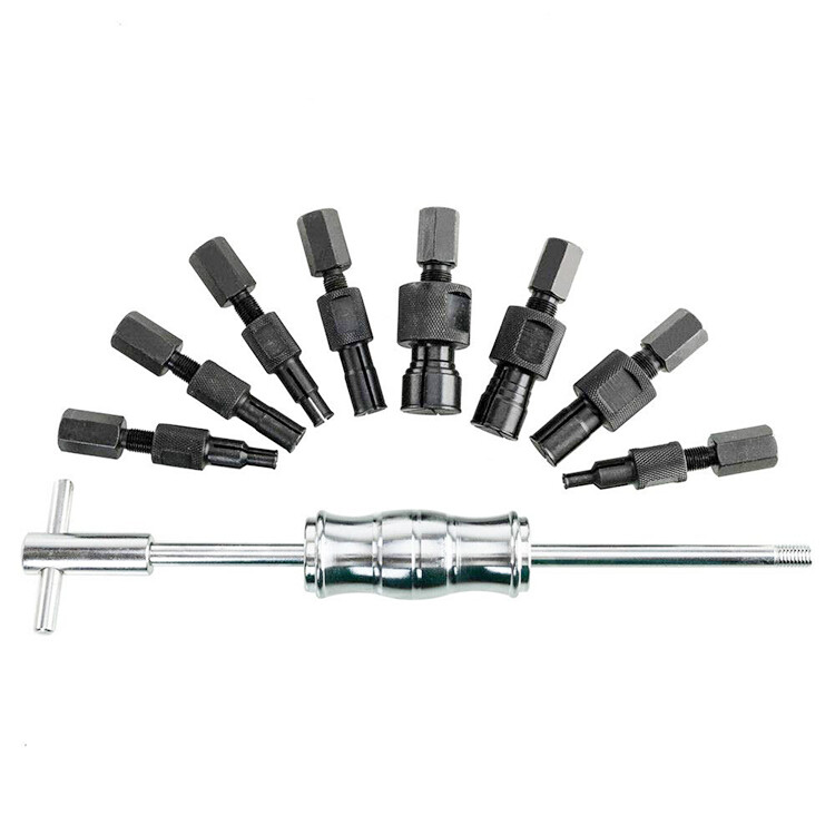 9pc Blind Hole Inner Bearing Puller Set Remover Slide Hammer Internal Kit 8-32mm