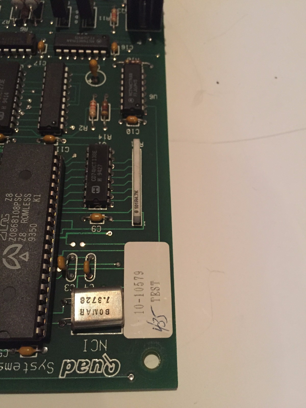 Quad/Tyco  Nozzle Change Interface PCA