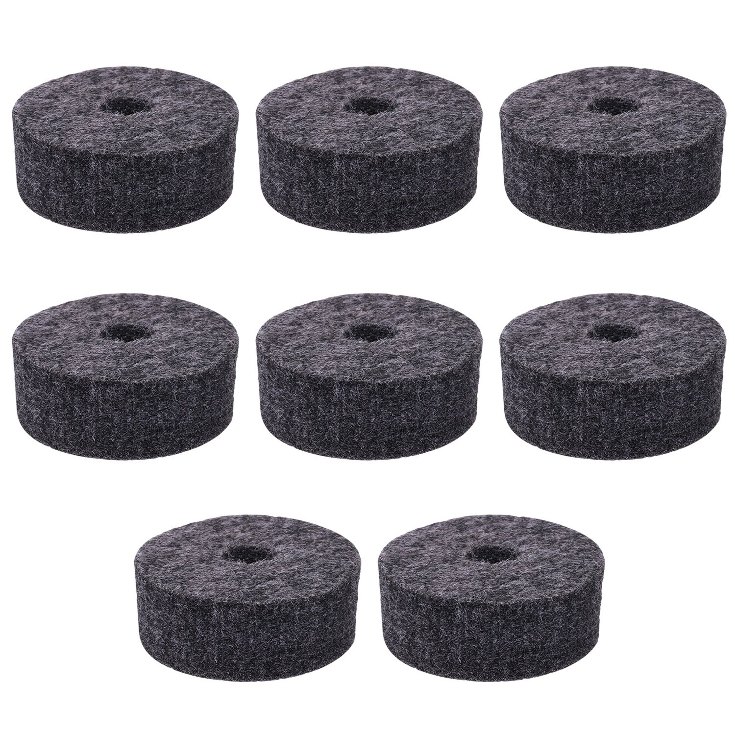 A-xctoe Round Soft Grey Cymbal Stand Felt Washer 35*15mm, Dark gray