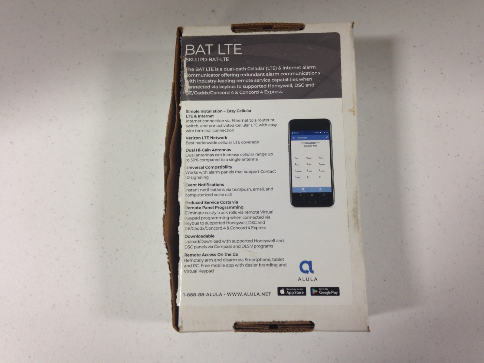 Alula IPD-BAT-LTE Alarm Communicator