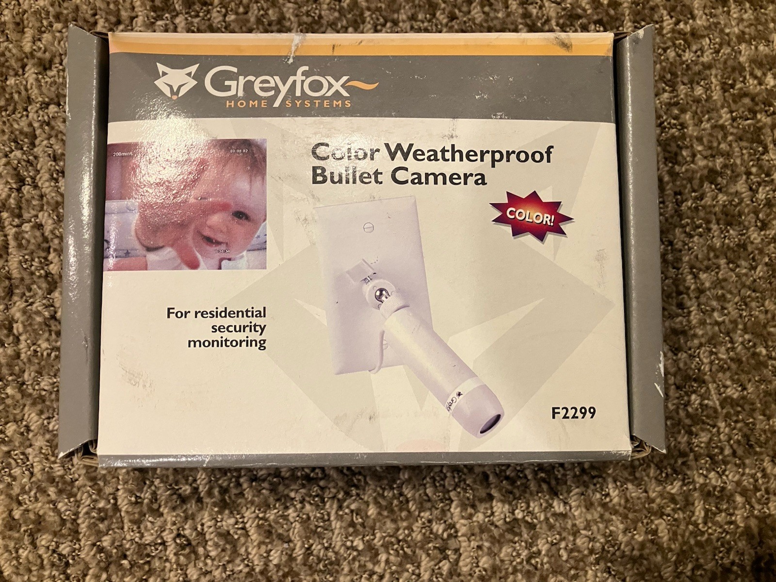Greyfox F2299 Color Weatherproof Bullet Security Camera - NEW Open Box