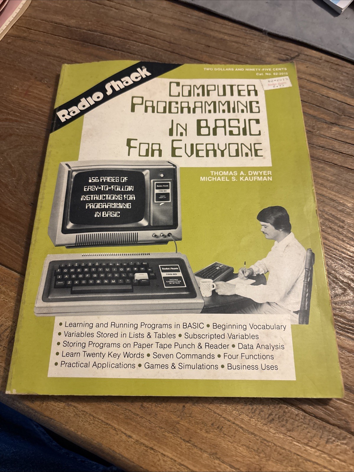 Computer Programming in BASIC for Everyone, VTG Radio Shack 1977, Thomas Dwyer