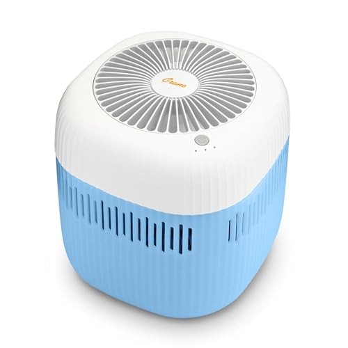 Evaporative Humidifier, Wick Filter, Dishwasher Safe Tank, UV Light, No White