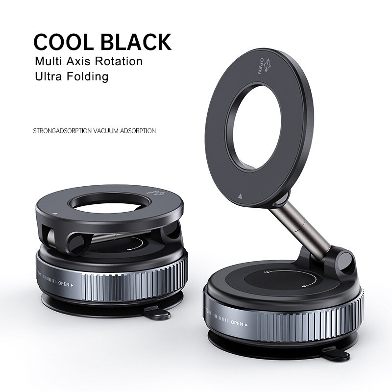 Magnetic Car Phone Holder Vacuum Suction for Magsafe iPhone 16/15/14/13 Pro/Max