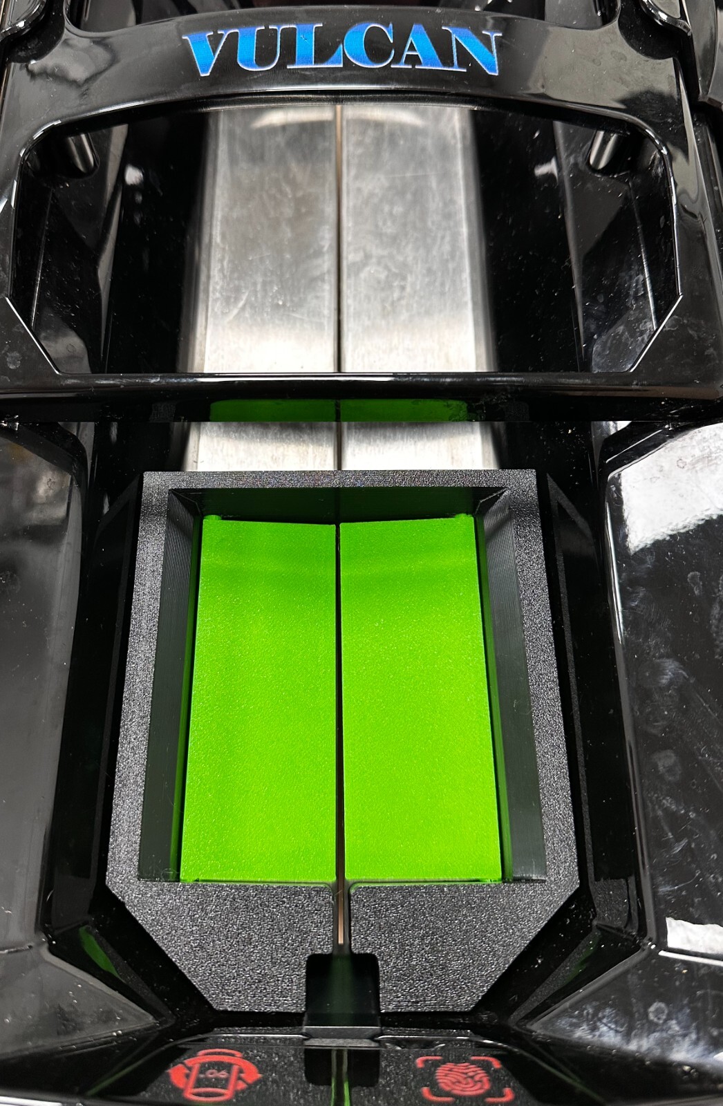 Boatman Vulcan Bait Boat PVA Bag Dropper Low profile design - Green Doors