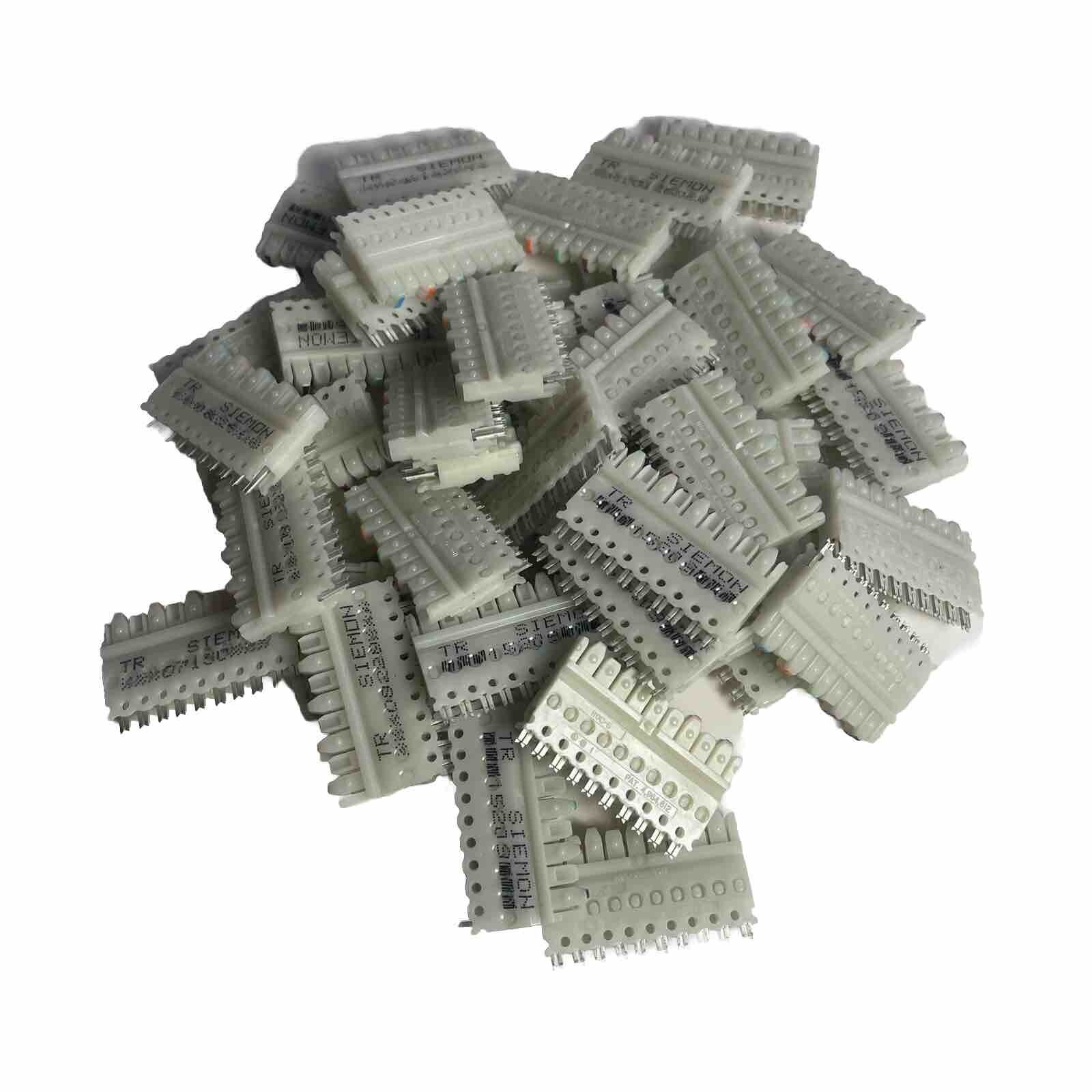 Lot of (50) Siemon S110C-5 S110 5-Pair Punch Down Connecting Block - White