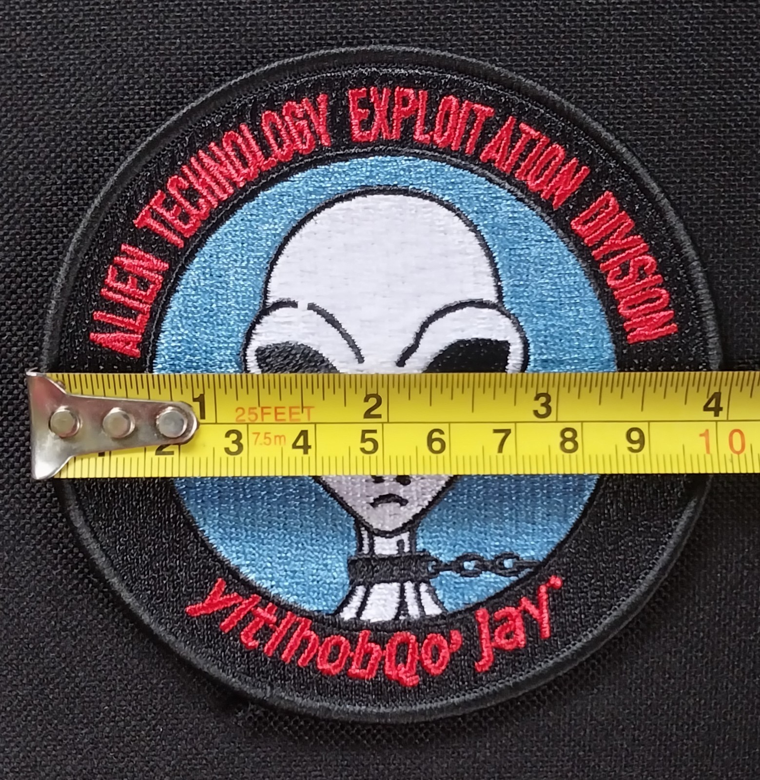 Alien Technology Exploitation Division Black Ops CIA AREA 51 Iron On USAF Patch