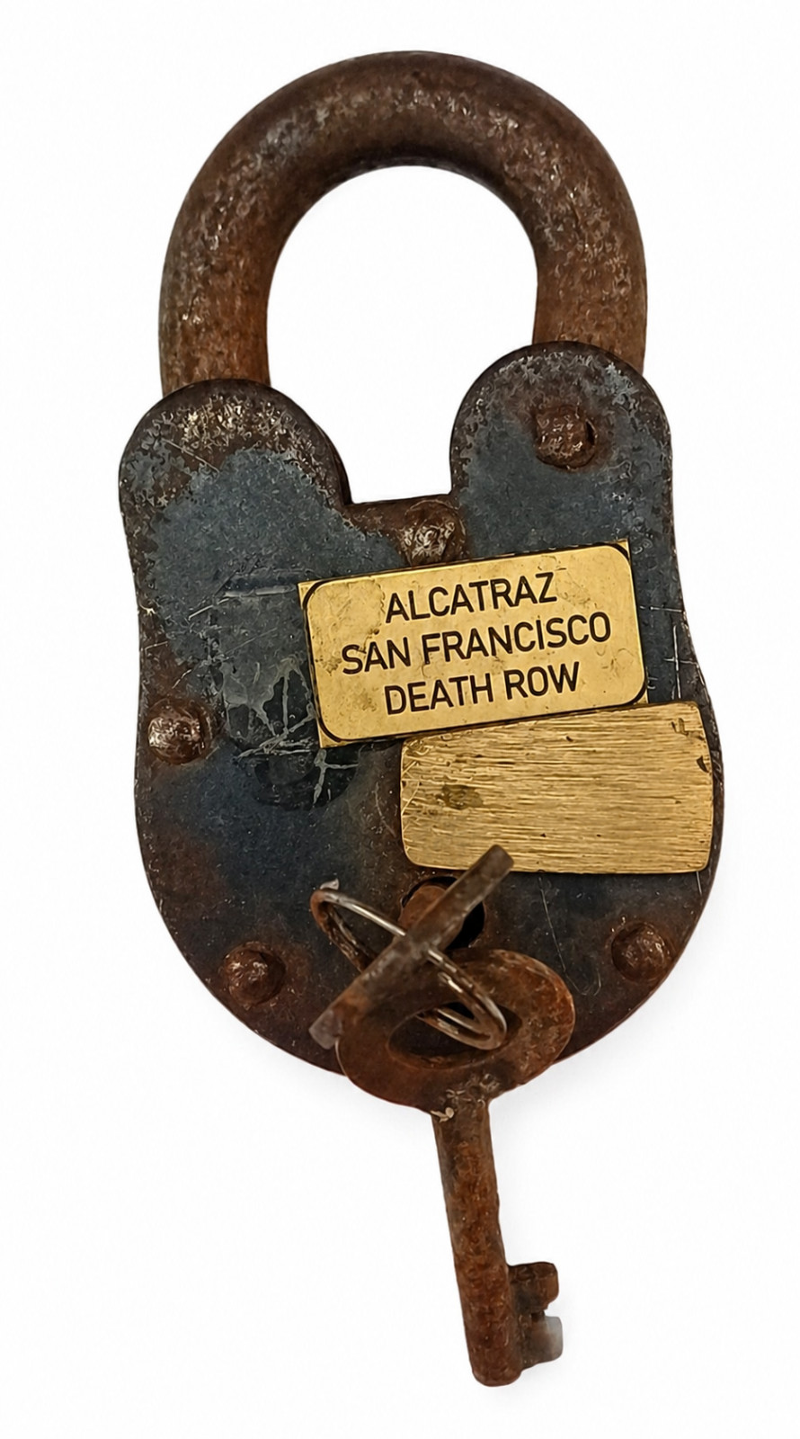Vintage Alcatraz San Francisco Death Row Padlock with Key