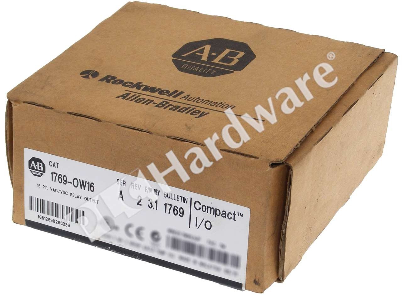 Open Pre-owned Allen Bradley 1769-OW16 /A CompactLogix 16-Pt Relay Output Module