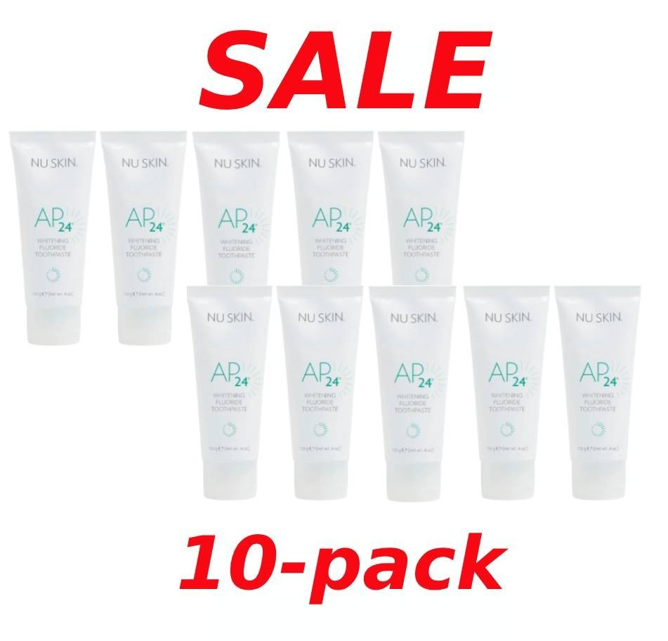 Nuskin Nu Skin AP24  Whitening Fluoride Toothpaste - 10 PACK -   exp 09/2027