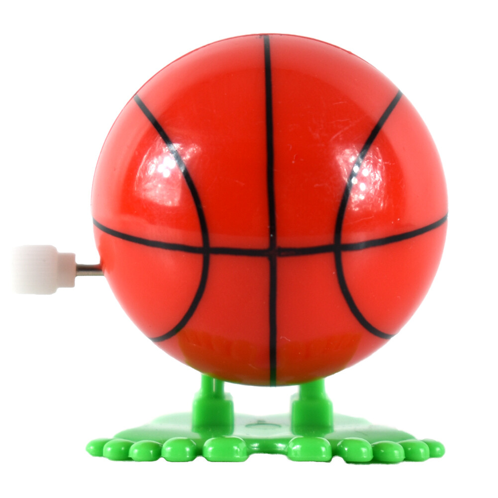 2 Pack Wind Up Orange Basketball Rolling Walking Party Favor