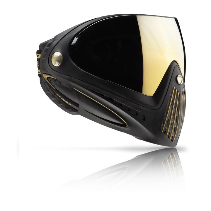 New Dye I4 Thermal Paintball Airsoft Goggles Mask - Black/Gold