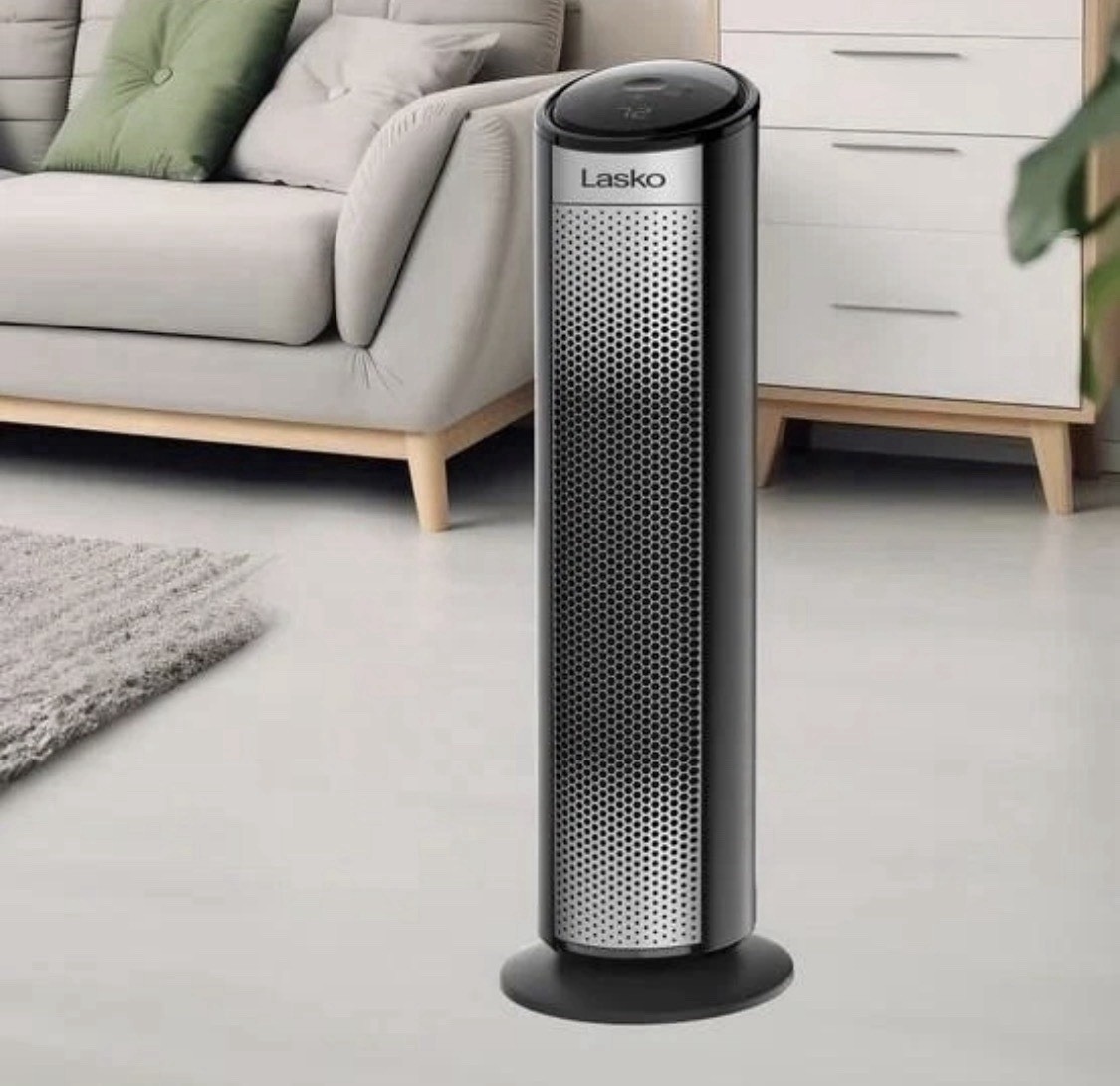Lasko 22" CT22498 Elite Collection Digital Ceramic Tower Space Heater AUTO Eco