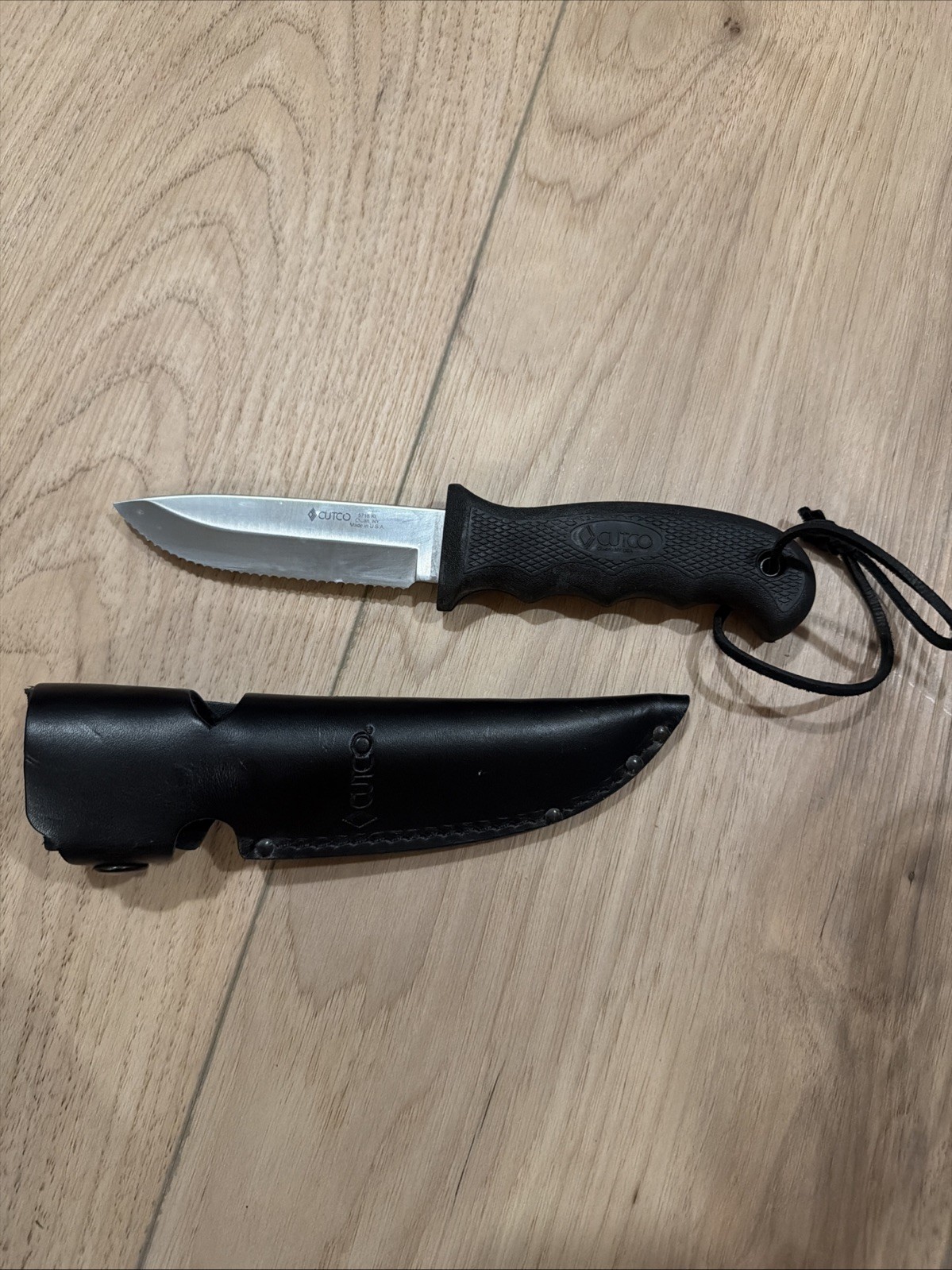 CUTCO - 5718 Hunting KNIFE & SHEATH - FOREVER GUARANTEE USA