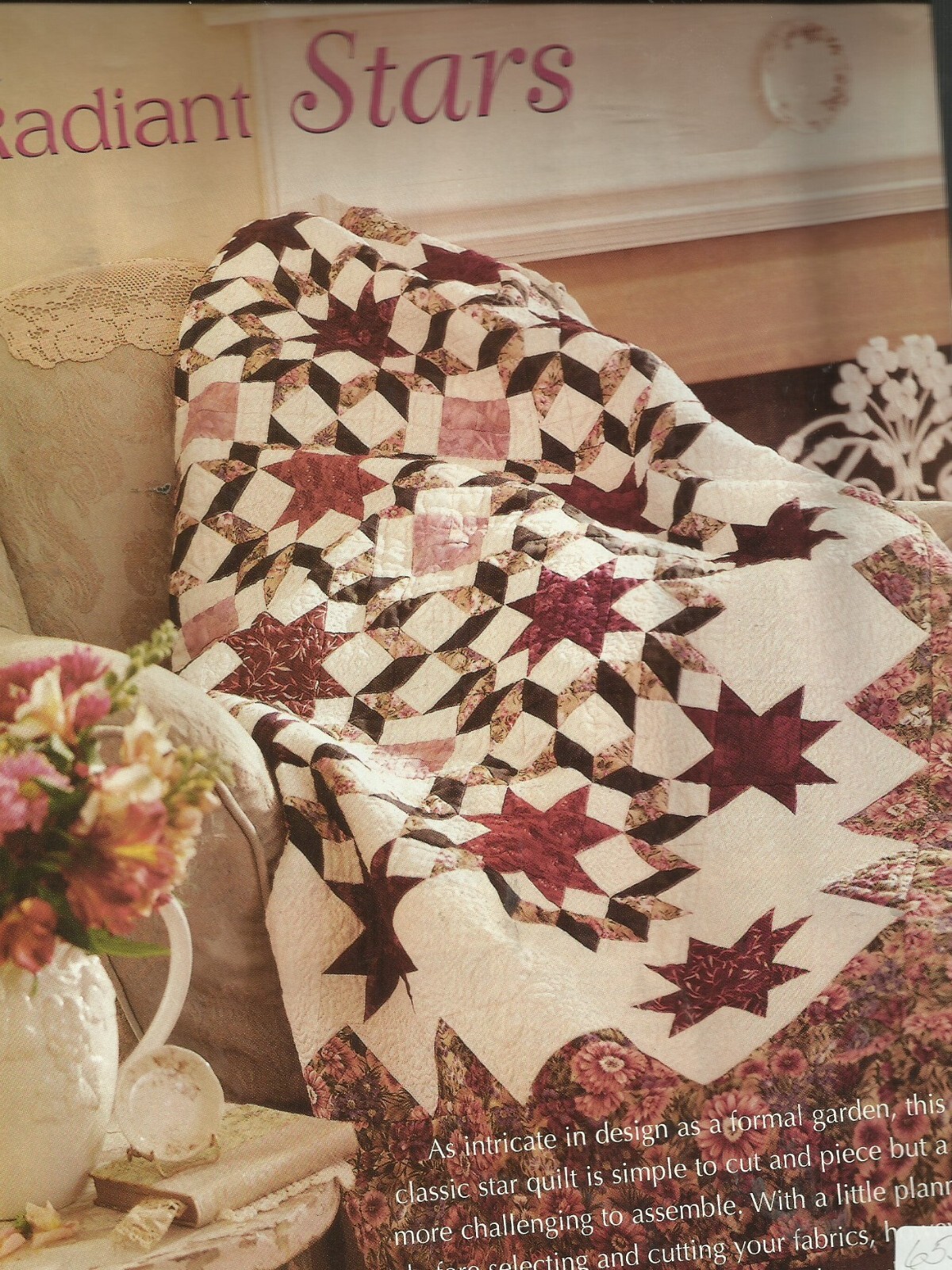 B0494 HEARTS IN BLOOM QUILT PATTERN/INSTRUCTIONS
