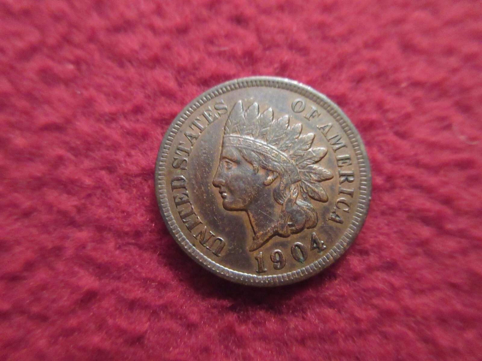 1904 DATED INDIAN CENT ORIGINAL