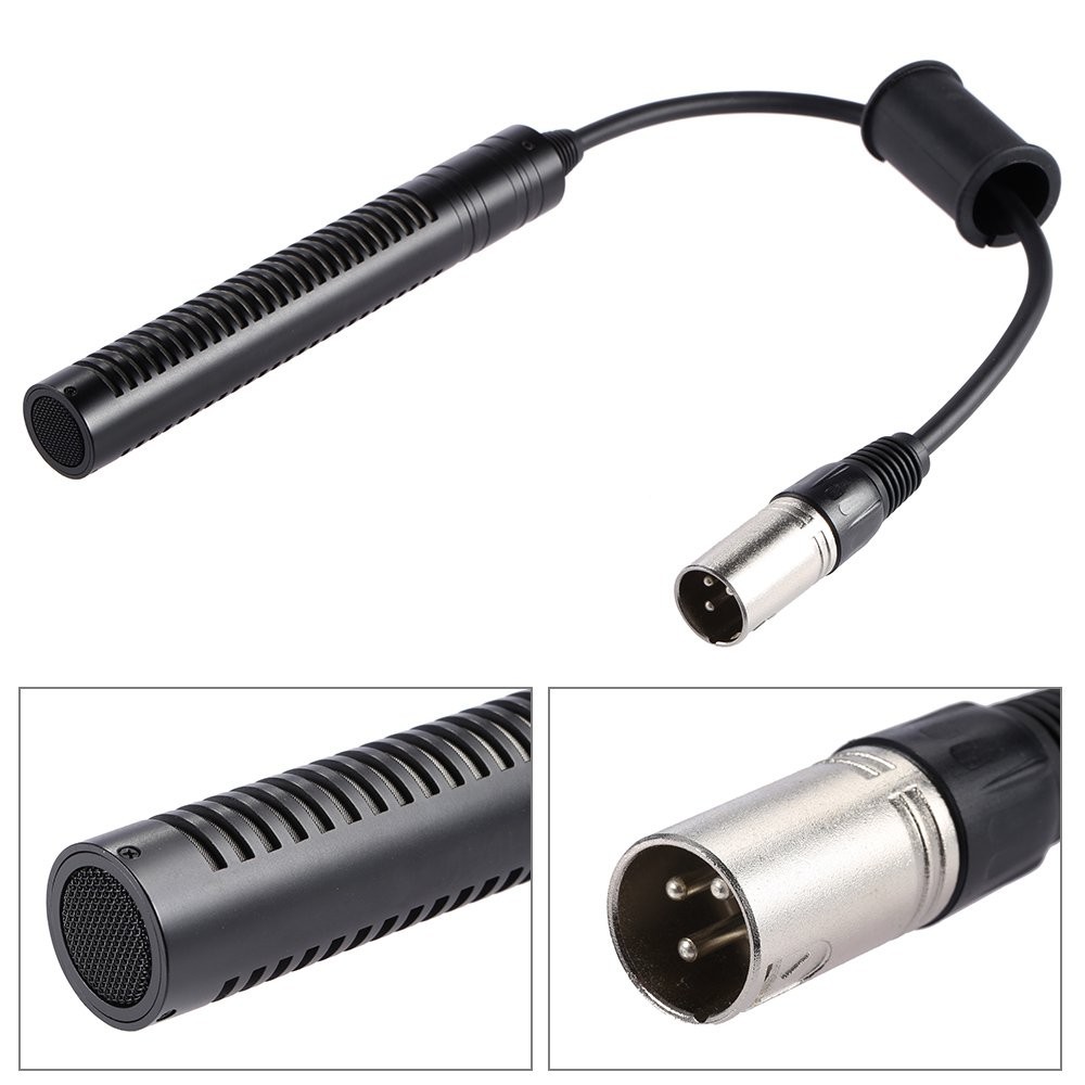 Professional Unidirectional Condenser Microphone for Interview and Recording