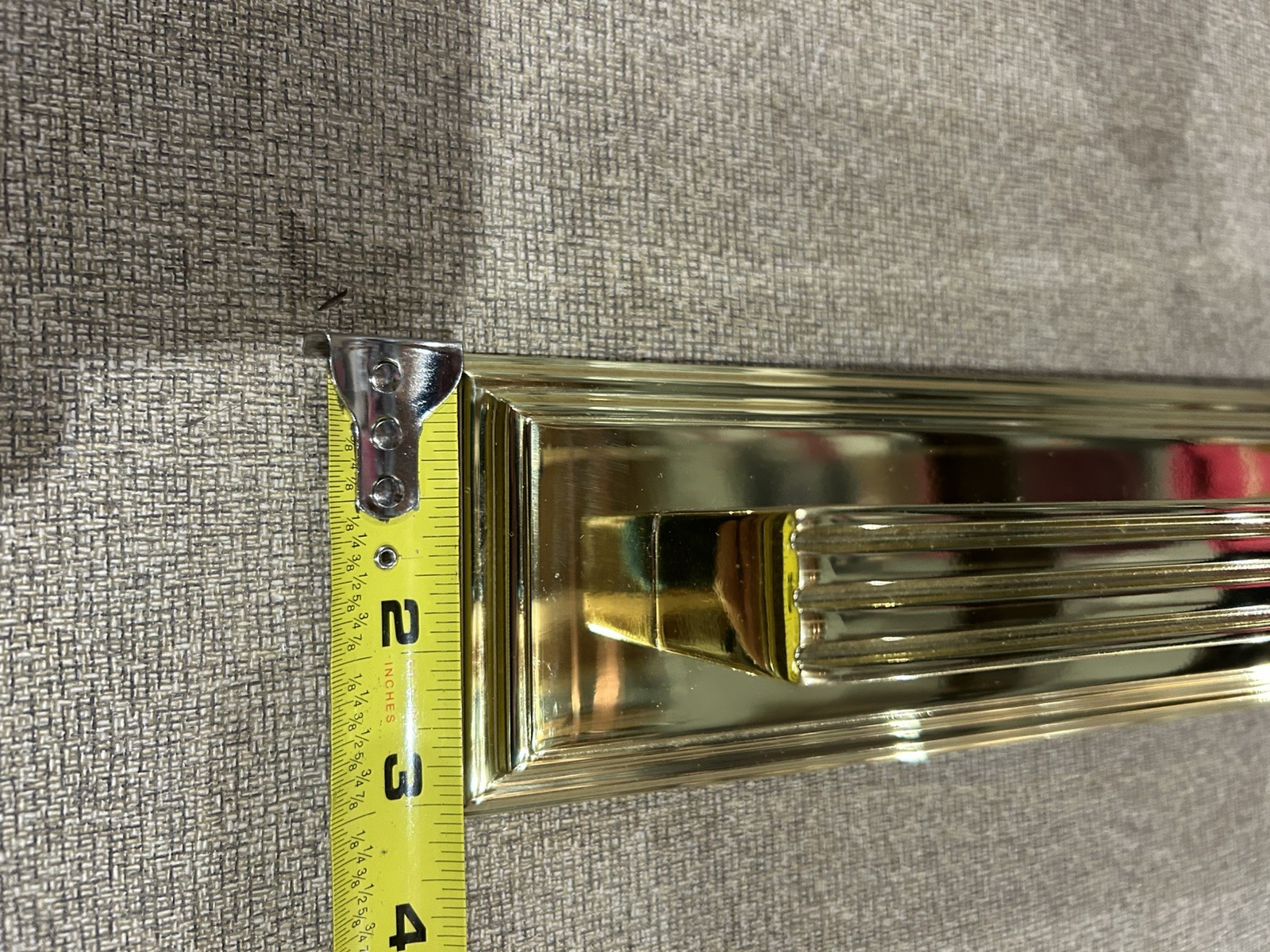Baldwin Tremont 6605 Exterior Active Face Plate Gold Trim