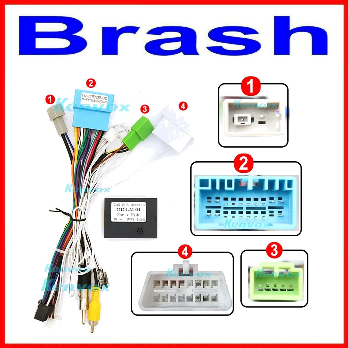 S-CROSS 2013- HEAD UNIT INSTALL WIRING CABLING POWER CAMERA ANTENNA STEERING