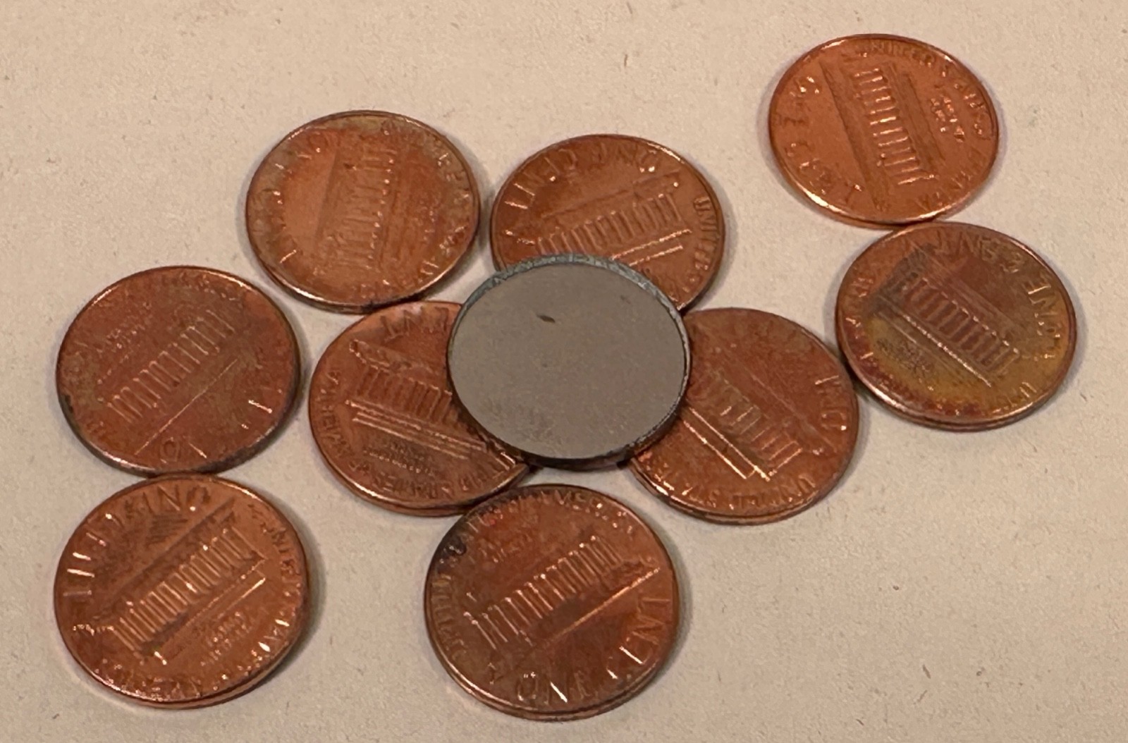 Shimmed Penny Shells (10), Tails
