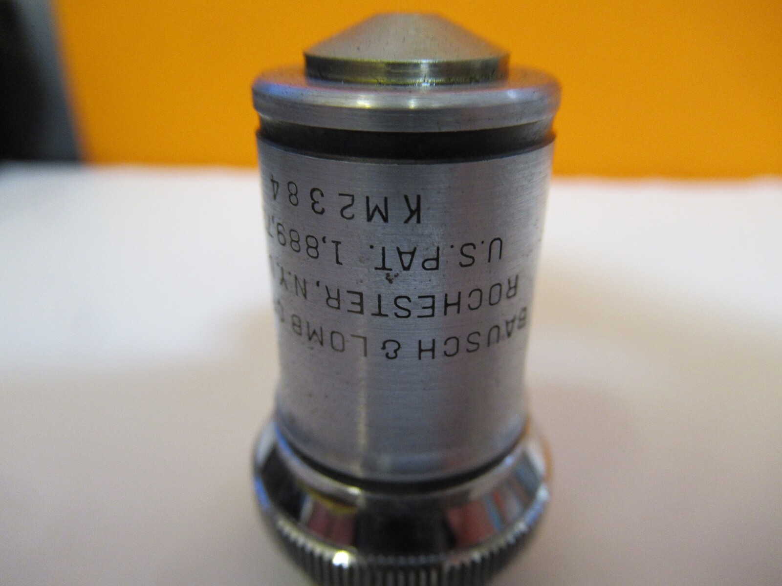 BAUSCH LOMB 97X OPTICS OBJECTIVE MICROSCOPE PART AS PICTURED &1E-C-84